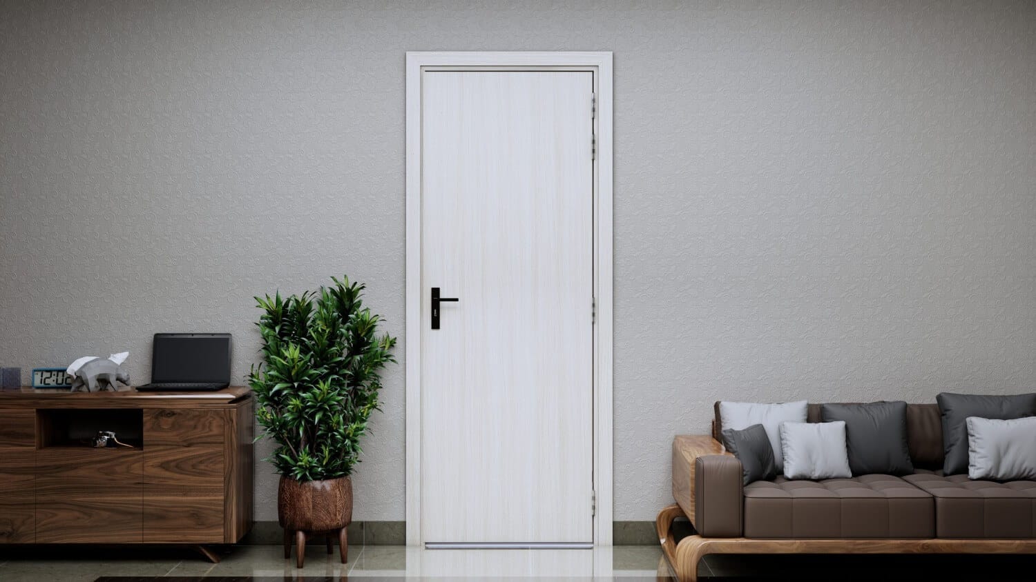 Cửa gỗ mdf Melamine