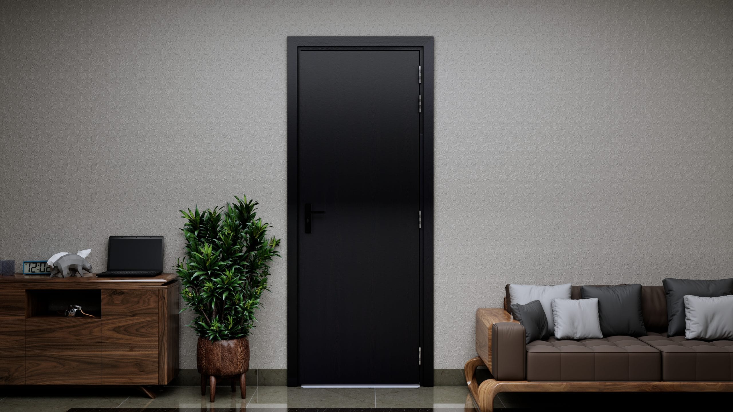 Cửa gỗ mdf Melamine