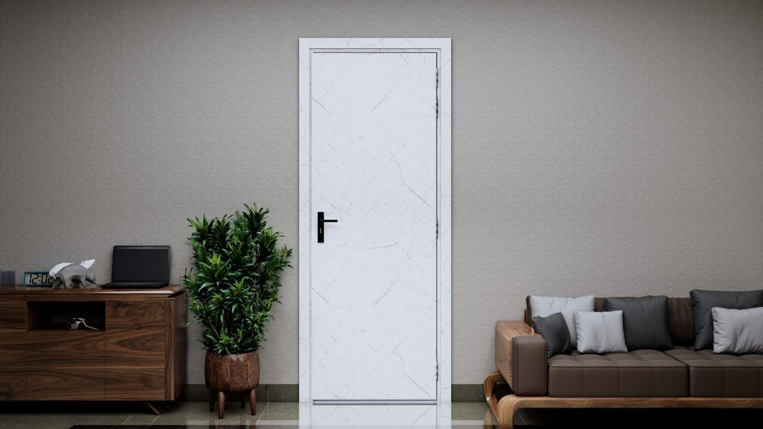 Cửa gỗ mdf Melamine