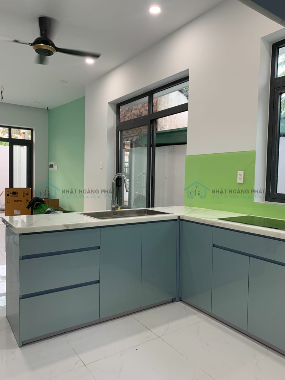Tủ bếp Acrylic TB.NHP.Acr 001