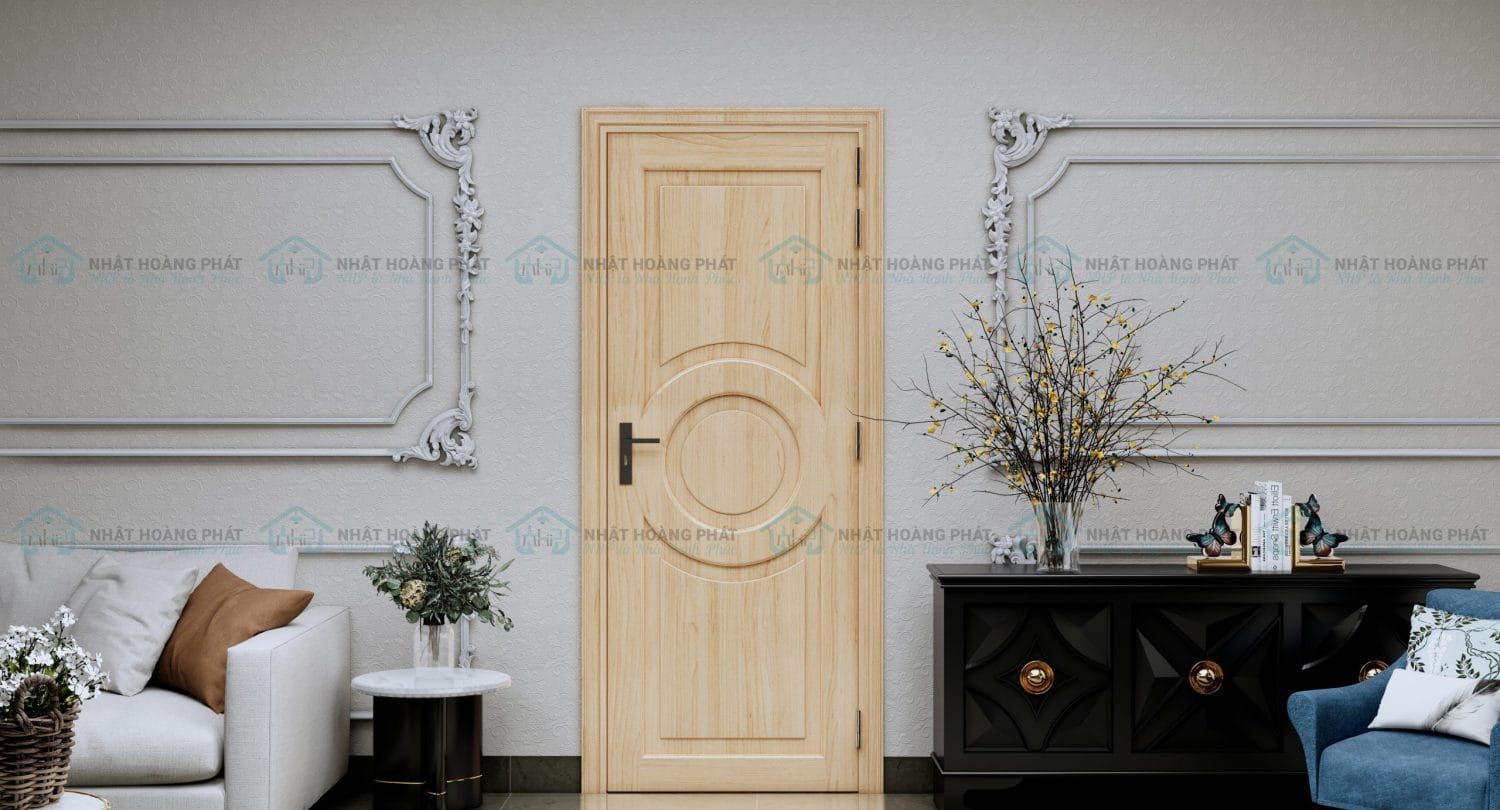 cửa gỗ beech phòng ngủ