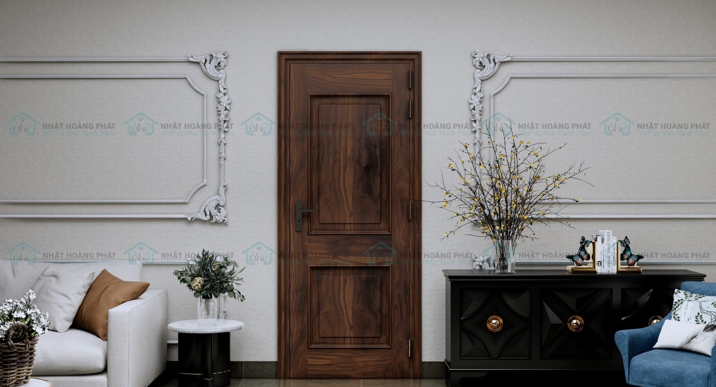 cửa gỗ tự nhiên Walnut