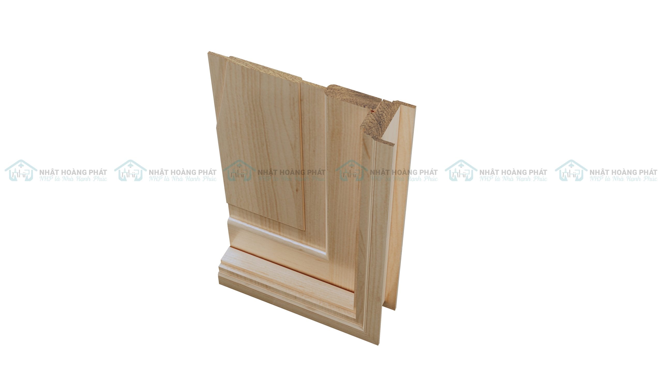 góc cửa gỗ beech đẹp