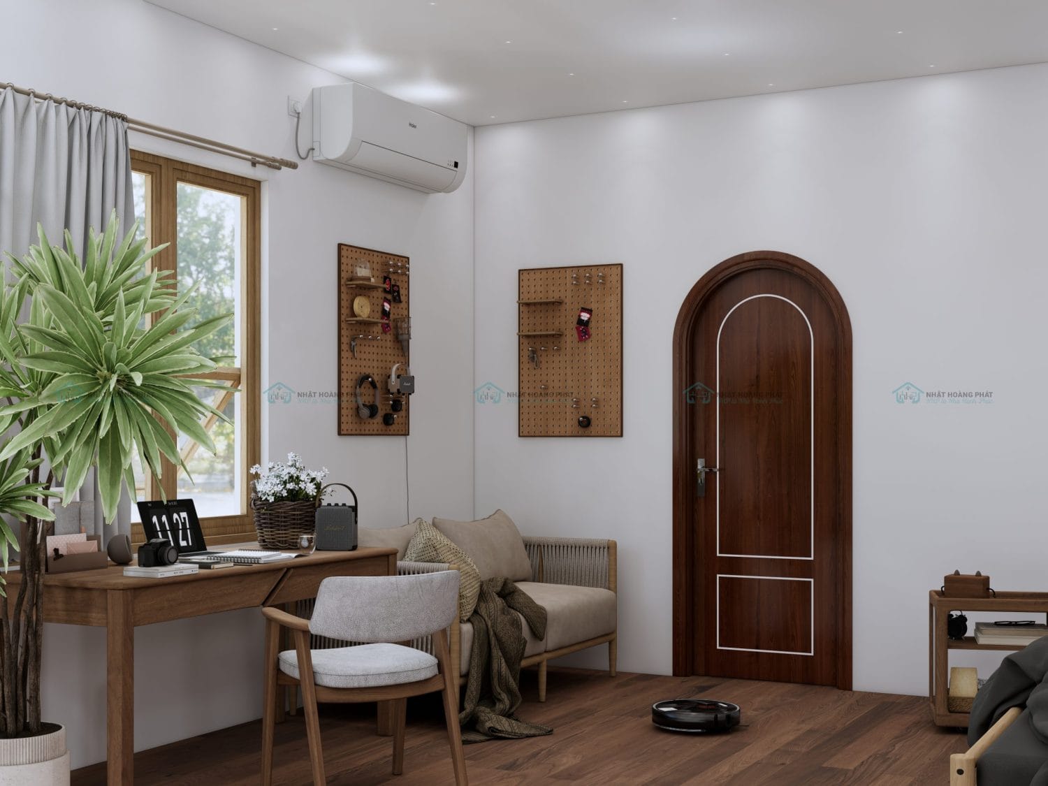 cửa vòm chạy hoa văn cnc