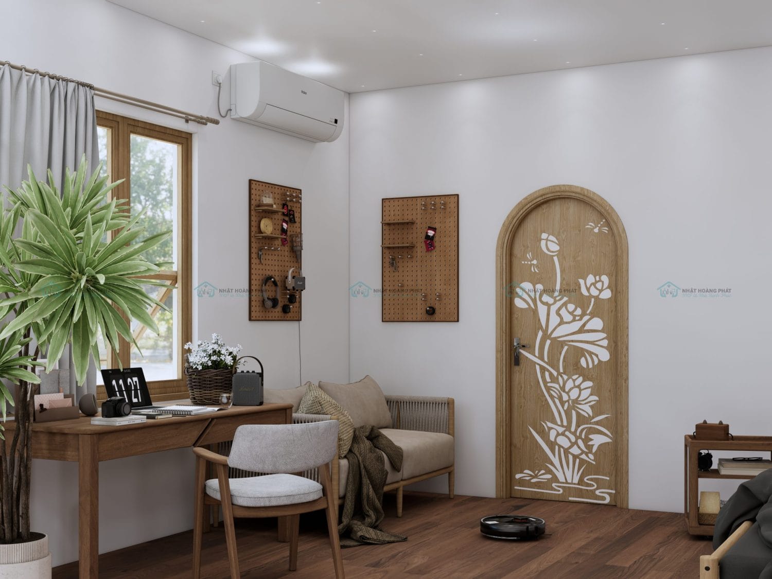 Cửa vòm Melamine