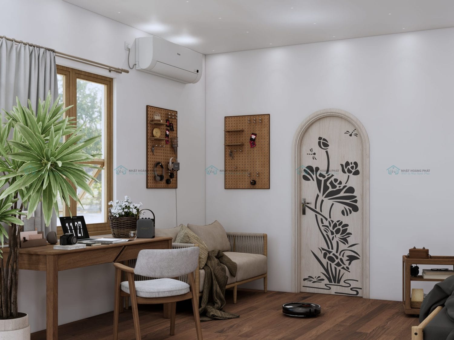 Cửa vòm Melamine