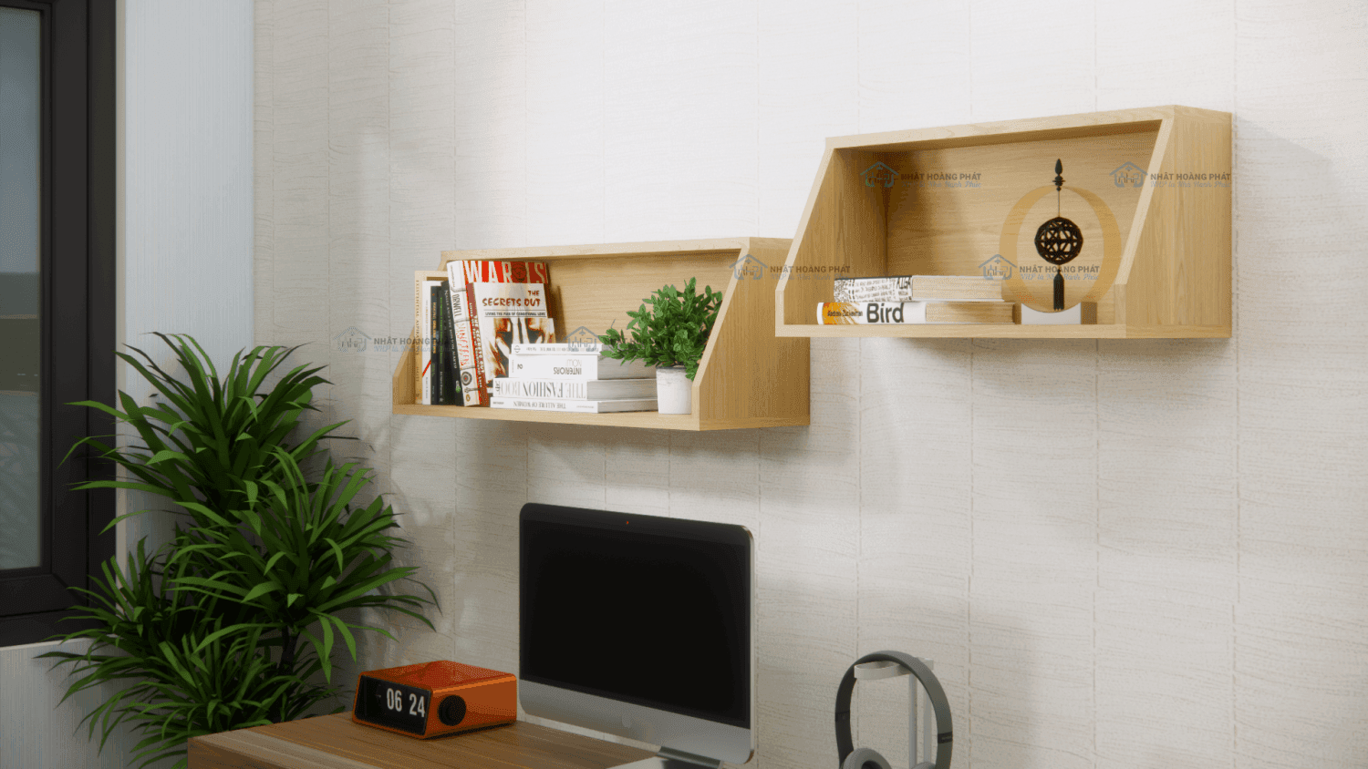 kệ Melamine trang trí