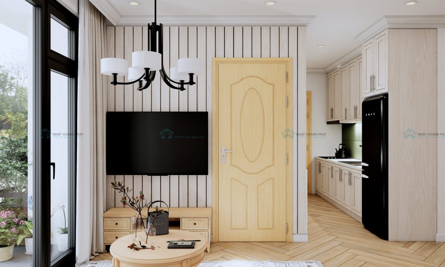 cửa nhựa vân gỗ composite