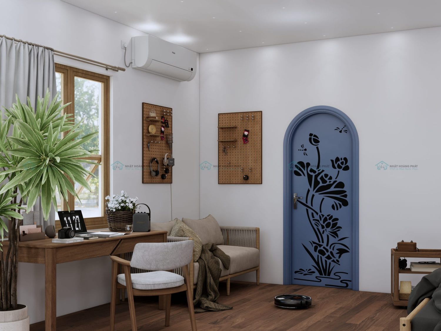 Cửa vòm Melamine