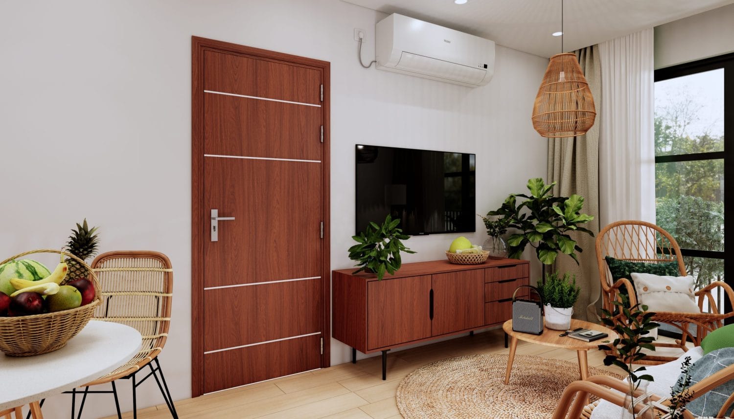 cửa gỗ công nghiệp mdf Melamine