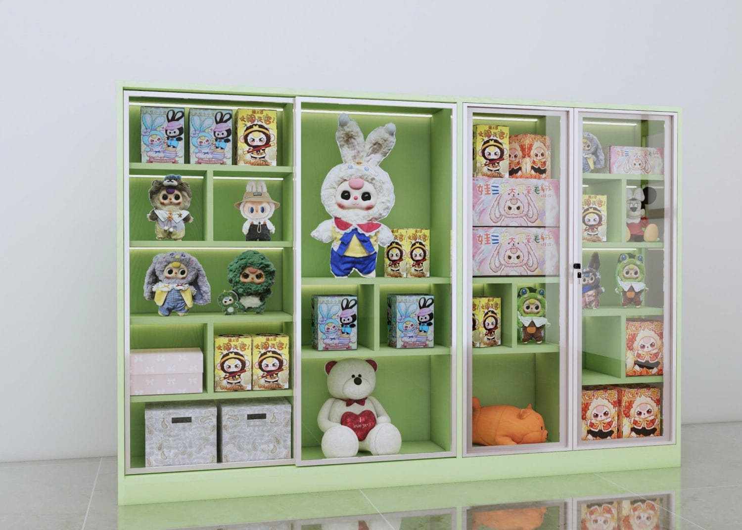 tủ trưng bày mdf melamine
