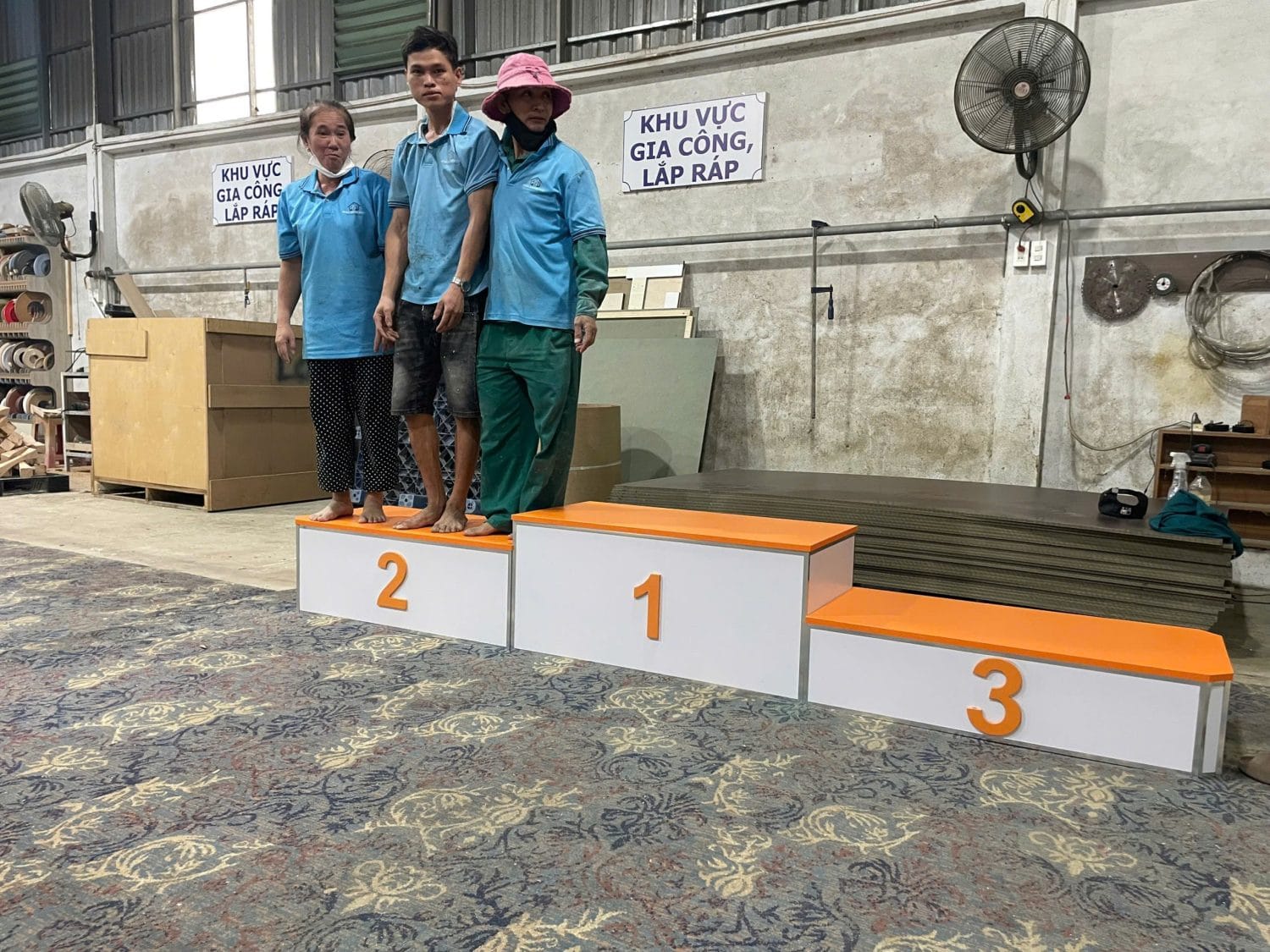 bục nhận giải thưởng thể thao