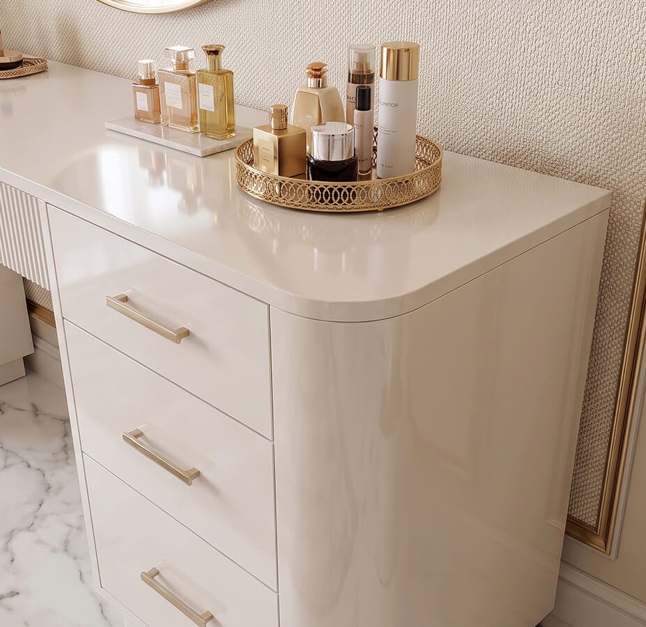 bàn trang điểm phong cách luxury