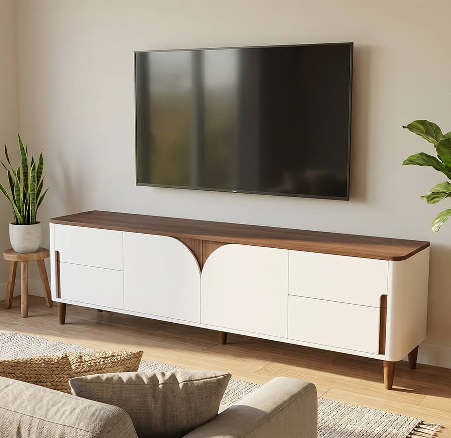 kệ tivi mdf kháng ẩm
