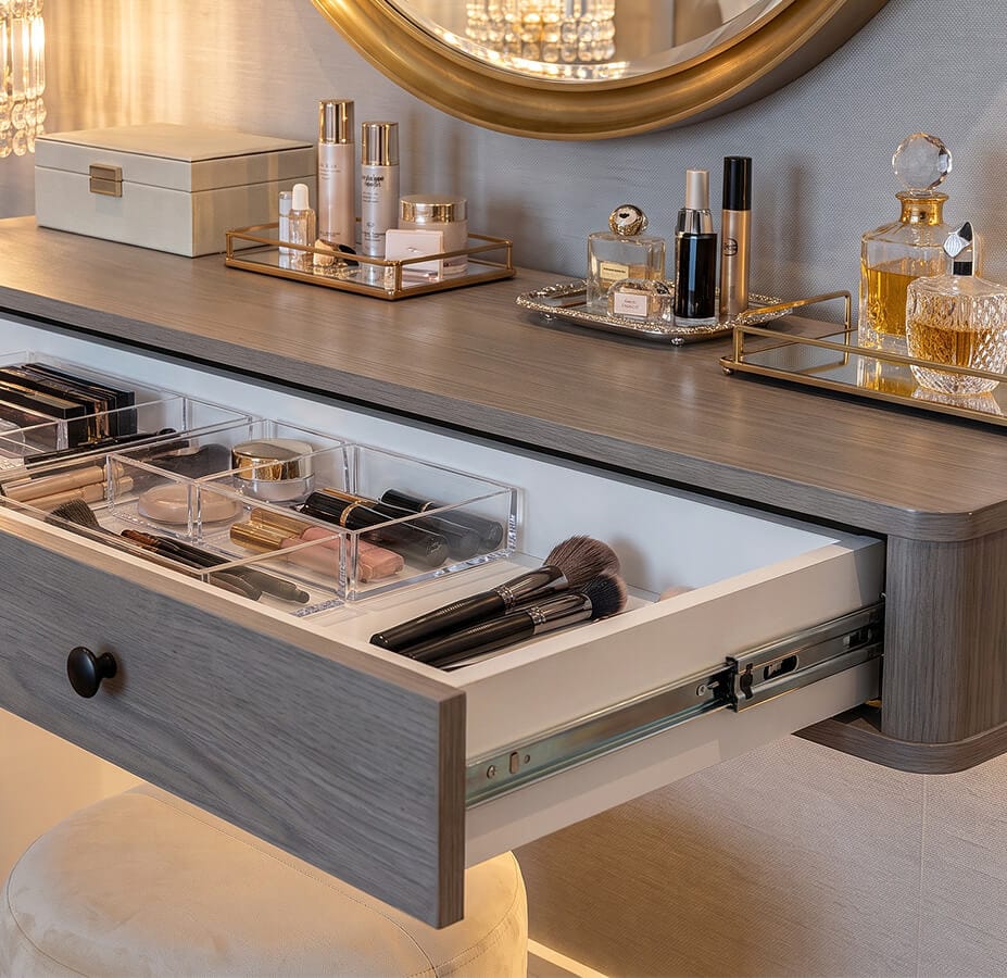 bàn trang điểm gỗ công nghiệp MDF